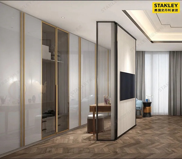 美国史丹利stanley家居拉斐尔窄框玻璃门全新上市