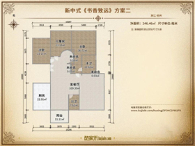 卡尔·凯旋木门丨246㎡新中式设计 家的样子大抵就是这样
