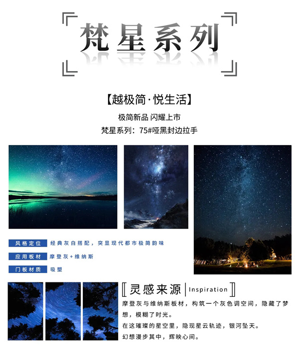 伊百丽全屋定制梵星系列：灰白搭配，凸显现代都市极简味道