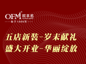 欧丰名软装家居五店新装，盛大开业！