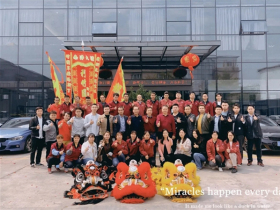 正派门窗开工大吉 2021牛年 行“牛”运