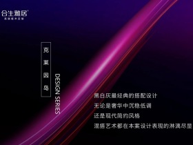 合生雅居新品发布 |诠释 · 现代时尚生活