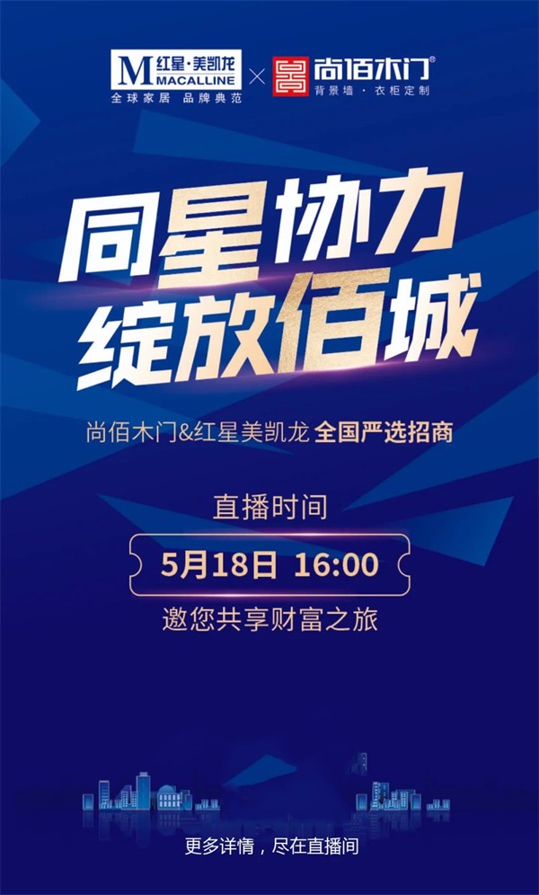 尚佰木门携手共创家居中高定新时代！