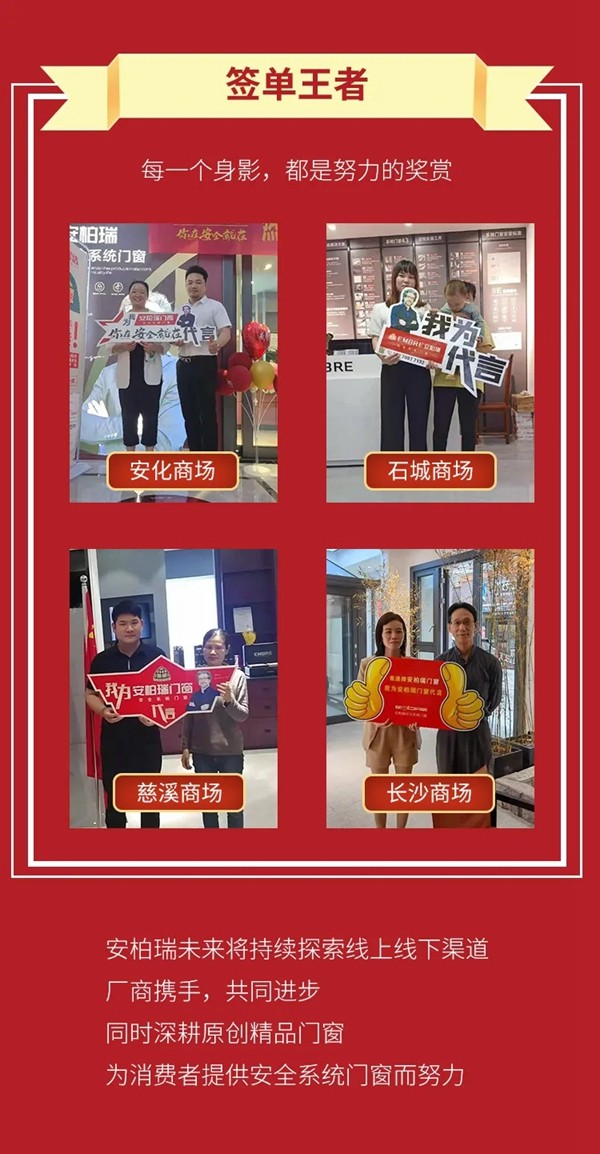 安柏瑞门窗“五月护家日”订单突破2036单 活动圆满收官