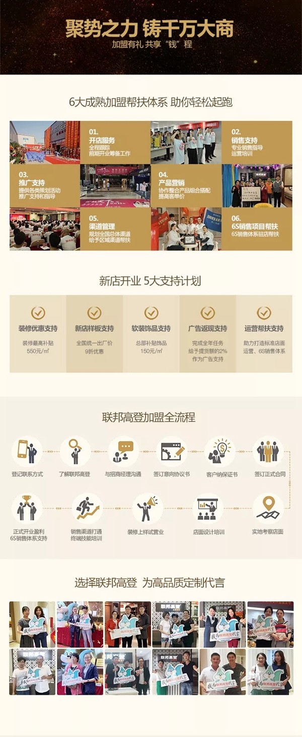 联邦高登全屋定制|聚势而来，千万大商招募令