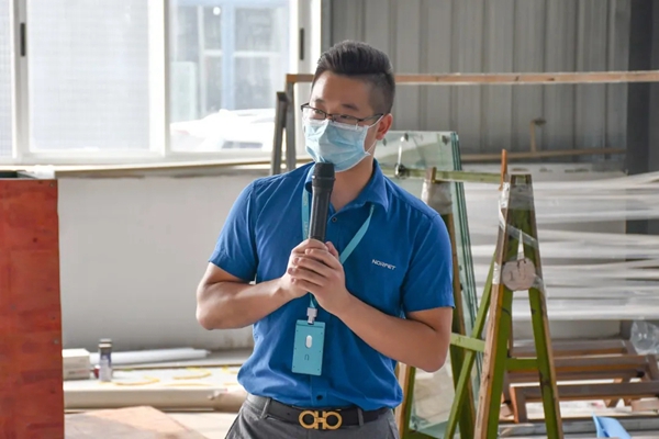 诺菲特门窗举行2021年6月月度晨会