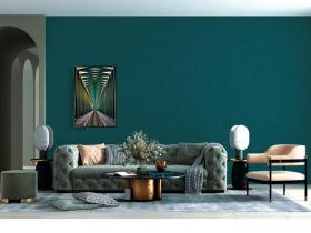 丽绣云感亲肤墙布|潮流混搭素色新品蓝调系列
