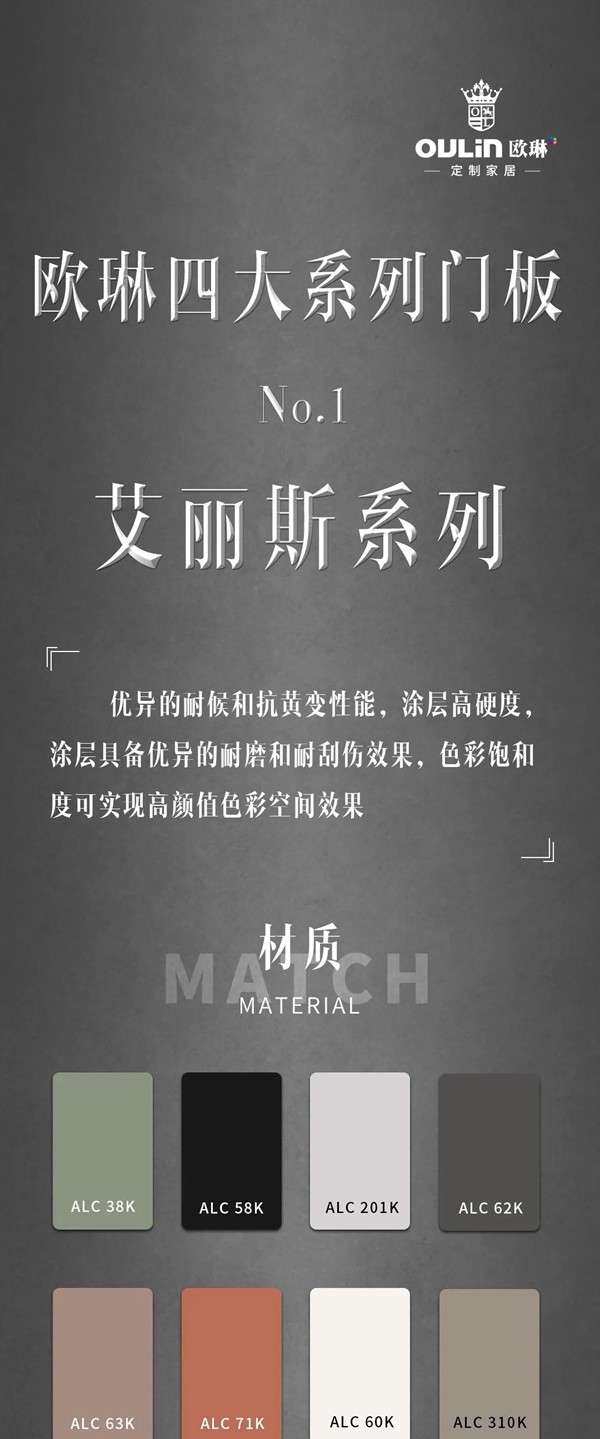 欧琳定制家居门板全线升级，四大系列抢先看！