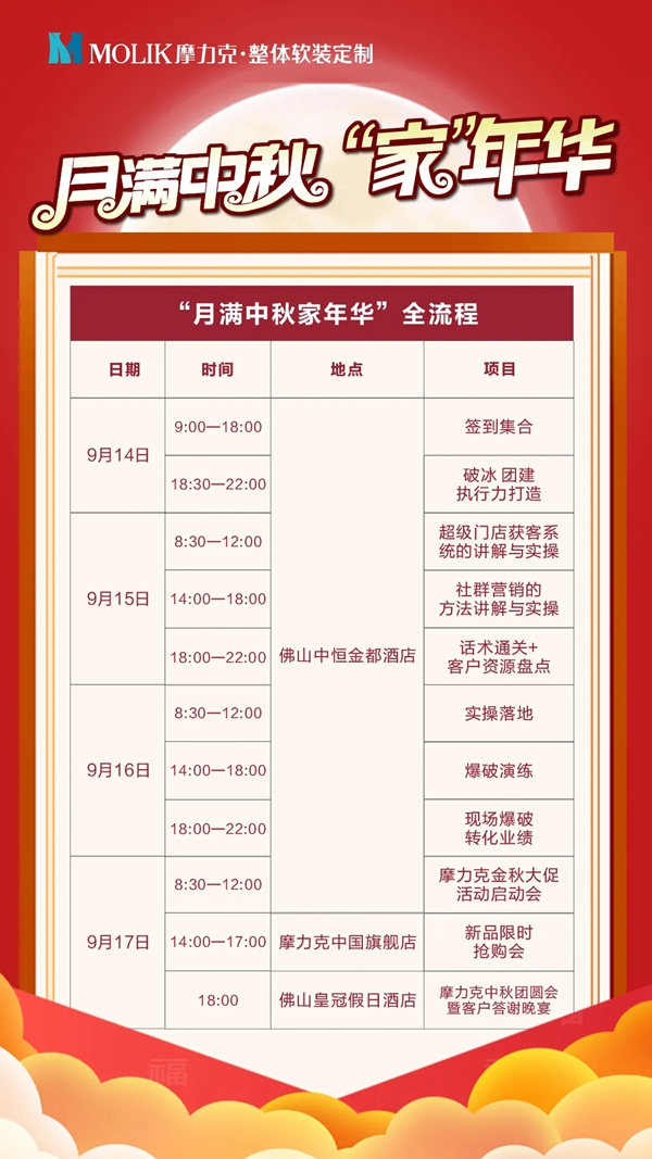 摩力克中秋“家”年华！惊喜连连，要数不过来了！