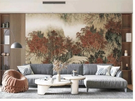 欧派高端软装2021秋冬新品墙布《印象东方.独提》系列，多样化东方元素