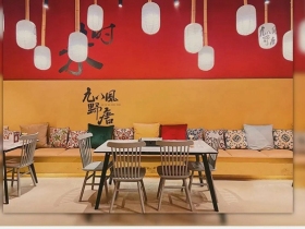 铂芙艺术壁材2021流行色|梵高黄:惊鸿一瞥的视觉中心，就是这个范儿！
