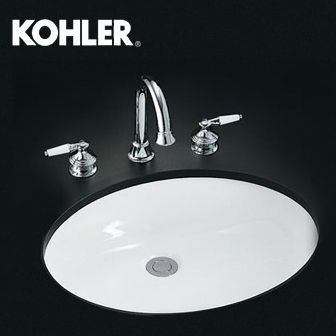 科勒卫浴产品推荐-科勒面盆卡斯登台下盆 K-2211T