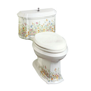  科勒卫浴产品推荐-艺术产品系列-English Trellis™ 英珀丽连体座便器 K-14261-FL