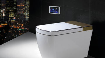 MOPO/摩普MP-2010全自动翻盖智能马桶 遥控即热式烘干智能坐便器