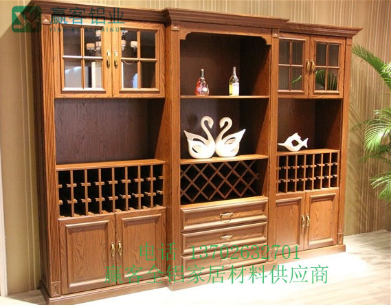 全新推出全铝欧式酒柜全铝合金酒柜铝材