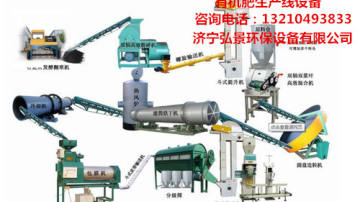 有机肥成套设备猪粪加工有机肥成本价格