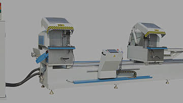 HLJZ2-CNC-500X4200铝型材双角数控超效切割锯