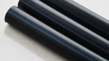 润硕管业黑色聚乙烯dn110pe给水管材规格