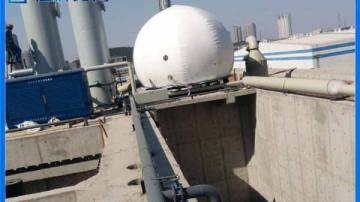 沼气双膜气柜150立方定做价格防风及安装安全距离