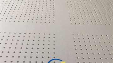 施工方便圆孔穿孔消音石膏板重量轻