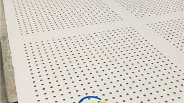 防潮穿孔石膏板 15mm吊顶穿孔矿棉板对接方案