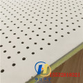 600*600mm*25mm硅酸钙板穿孔复合岩棉腻子的拼缝处理