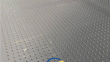 幼儿园吸音墙面用6mm圆孔石膏穿孔板