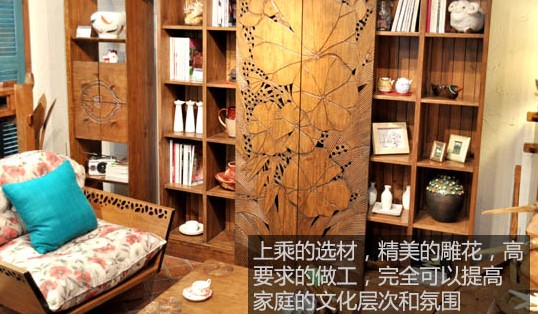 啄木六列衣柜赏析 典雅中的传统民族风格