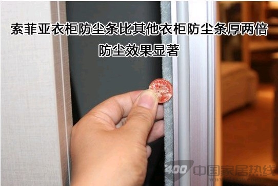 索菲亚格拉斯布纹衣柜赏析 碰撞的视觉盛宴