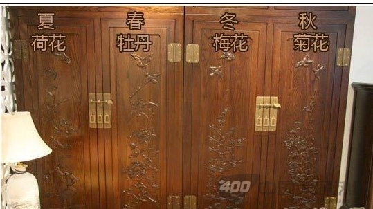 皇朝家私凤凰系列FH0128四季美景衣柜 听闻鸟语花香