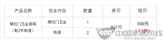 [全国]德国海福乐推拉门五金7.5折 促销进行时 