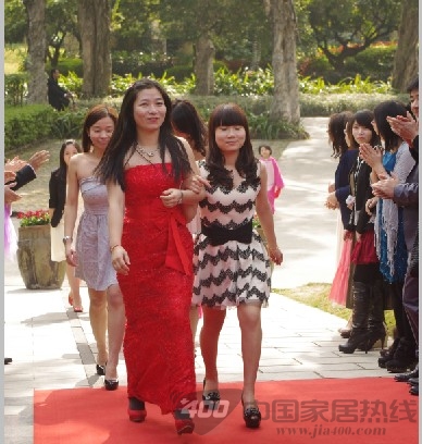 慧亚红毯秀 秀出企业真风采 