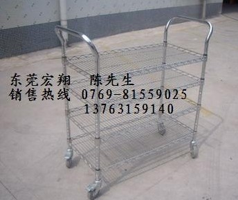 镀铬手推车