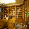 老木匠衣柜产品推荐-原木定制-书柜029