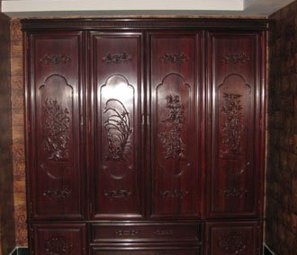 山中古典家具红木衣柜系列4
