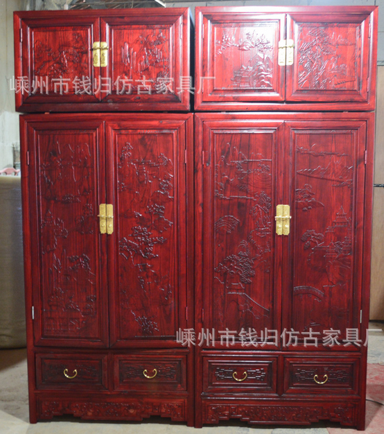 钱归仿古衣柜---优雅端庄