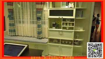 配套完善实木生态板整体衣柜oem代工制造商广州宜佰衣柜