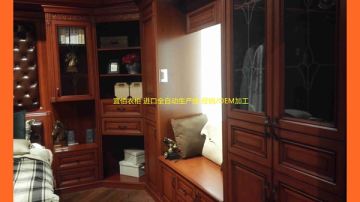 优质多层板整体衣柜oem代工衣柜厂广州宜佰衣柜
