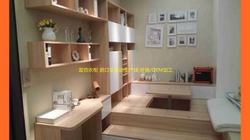 古交佛山欧式移门定制衣柜贴牌衣柜厂推荐广州宜佰衣柜
