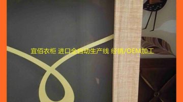 E0级多层夹板衣柜橱柜代工生产厂家推荐广州宜佰衣柜