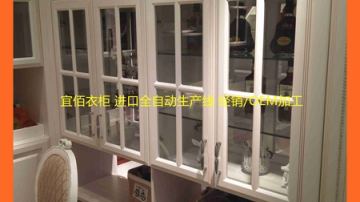 广东同色包覆门整体衣柜代加工批发推荐广州宜佰衣柜