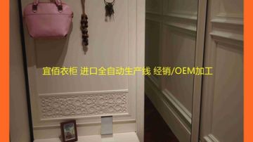 广东E0级环保颗粒板|多层板生态板欧式包覆门板||玄关柜客厅电视柜|欧式酒柜|oem贴牌代工|专业生产厂家推荐广州宜佰衣柜