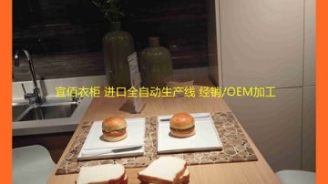 广东实木E0级环保颗粒板整体衣柜实木多层板定制衣柜吸塑移门厂家|酒柜，书柜，榻榻米，入墙衣柜壁柜|oem代加工，代工|优质厂家推荐广州宜佰衣柜