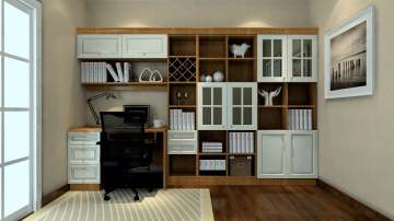 美尼美简欧书房定制系列