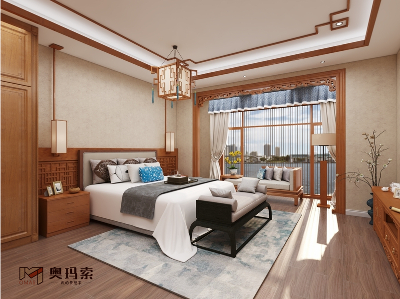 奥玛索全屋定制-月桂庄园系列-卧室