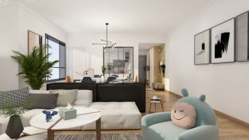 伊梵上新,现代简约全屋定制空间