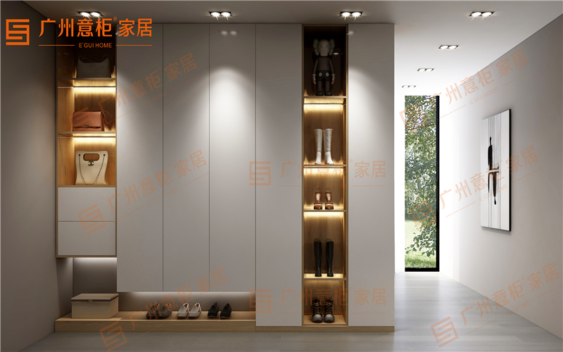 意柜全屋定制--北欧风格—哥本哈根系列--玄关柜
