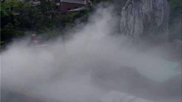 房地产绿化人行道喷雾降温设备