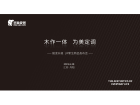 “蜕变升级，UP新生”圣象家居2019新品发布会