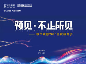 “预见·不止所见”城市素颜2020金秋招商会【慧亚家居热线直播】